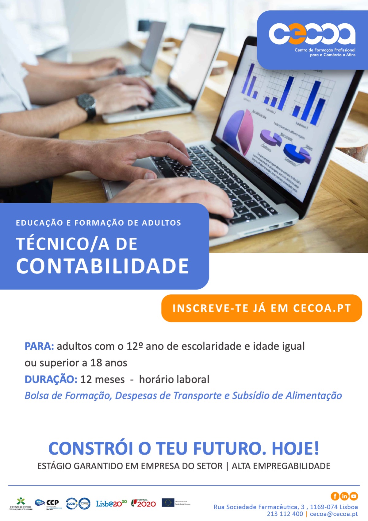 Curso Tecnológico – Técnico de Contabilidade – Lisboa | CRC Virtual